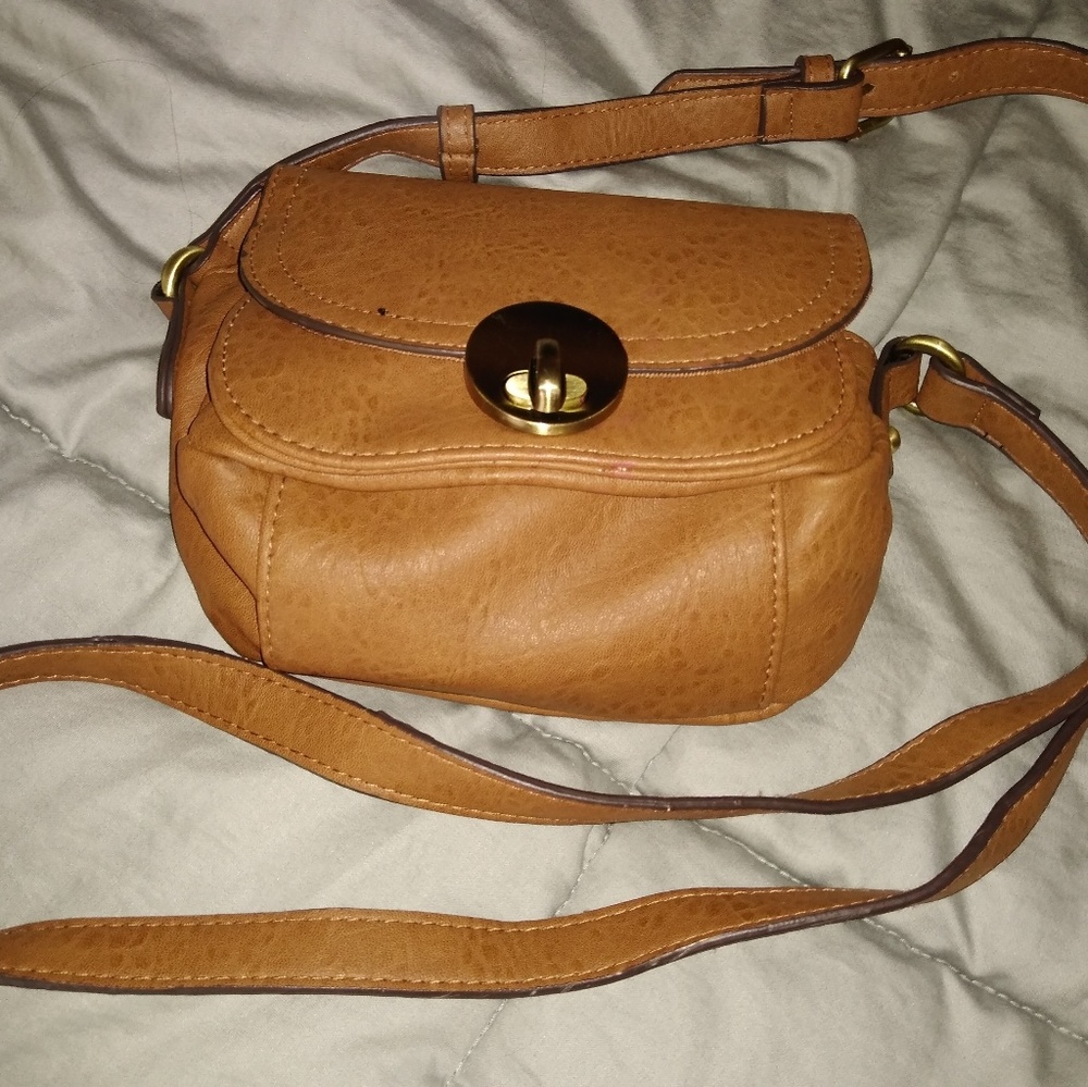 Merona small brown crossbody - Picture 2 of 3